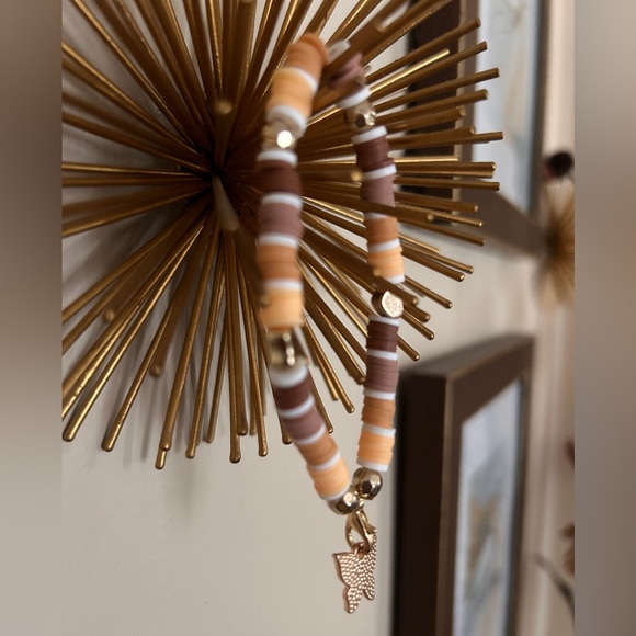 Clay bead bracelet handmade - Picture 2 of 3